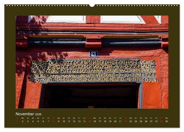 Produktbild: Fachwerk in Nordhessen (hochwertiger Premium Wandkalender 2026 DIN A2 quer), Kunstdruck in Hochglanz