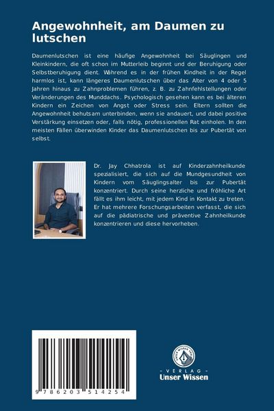 Produktbild: Angewohnheit, am Daumen zu lutschen