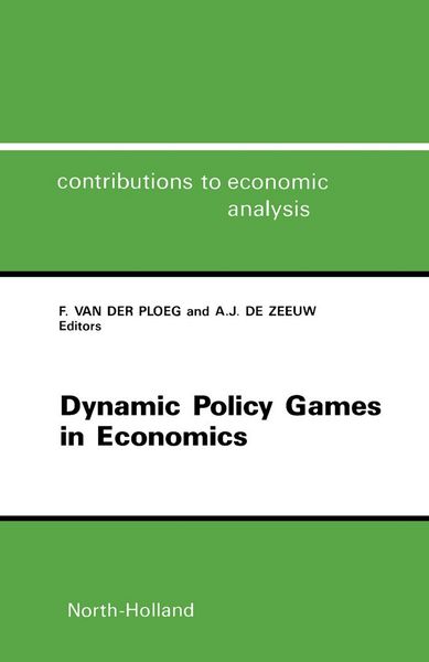 Produktbild: Dynamic Policy Games in Economics