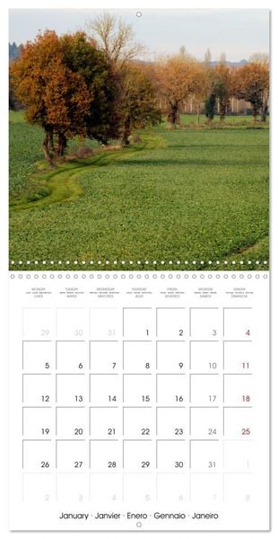 Produktbild: Les couleurs de la Vienne (Calendrier mural carr&eacute; 2026 30x30 cm) Calendrier double avec une page pour vos prises de notes