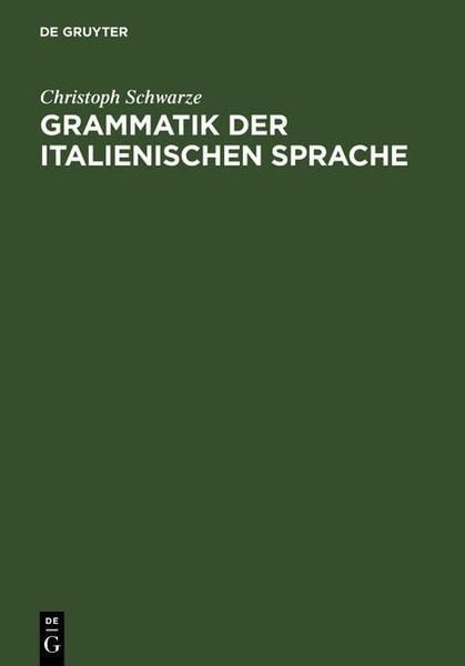 Produktbild: Grammatik der italienischen Sprache
