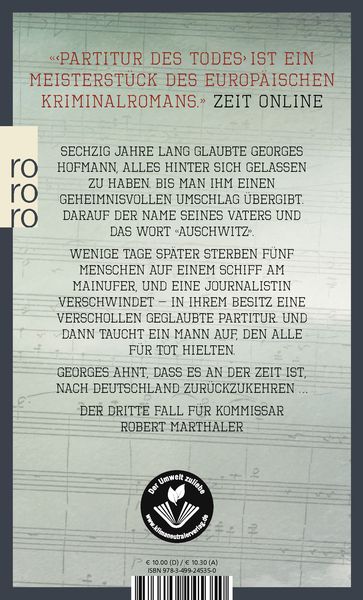 Produktbild: Partitur des Todes / Kommissar Marthaler Band 3