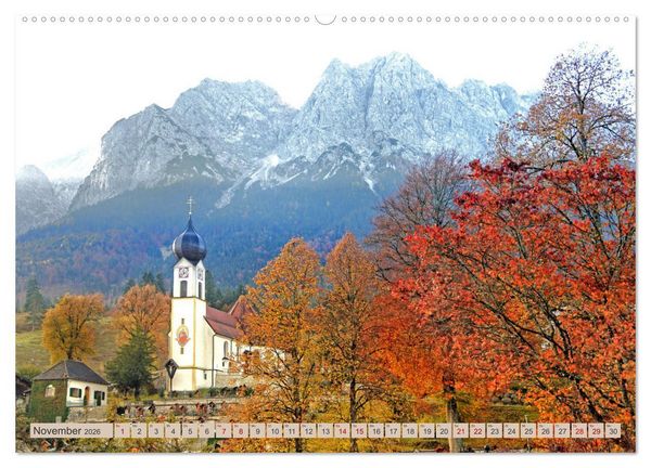 Produktbild: Zauber der Zugspitze (Wandkalender 2026 DIN A2 quer), CALVENDO Monatskalender