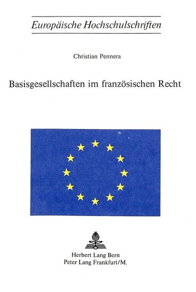 Produktbild: Basisgesellschaften im franz&ouml;sischen Recht