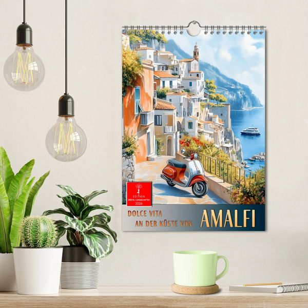 Produktbild: Dolce Vita an der K&uuml;ste von Amalfi (Wandkalender 2026 DIN A4 hoch), CALVENDO Monatskalender