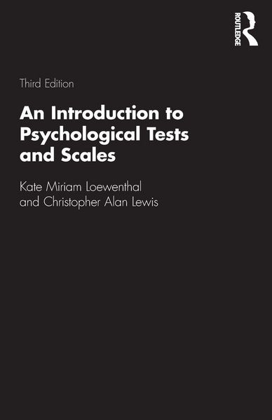 Produktbild: An Introduction to Psychological Tests and Scales