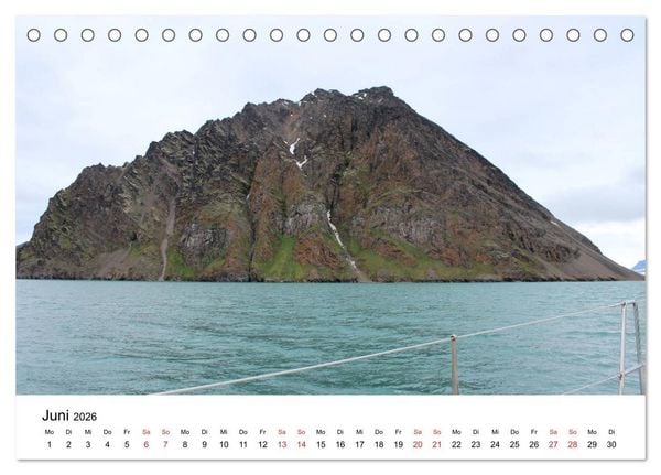 Produktbild: Svalbard 2026 (Tischkalender 2026 DIN A5 quer), CALVENDO Monatskalender
