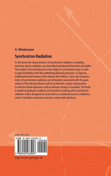 Produktbild: Synchrotron Radiation