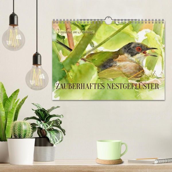 Produktbild: Zauberhaftes Nestgefl&uuml;ster (Wandkalender 2027 DIN A4 quer), CALVENDO Monatskalender