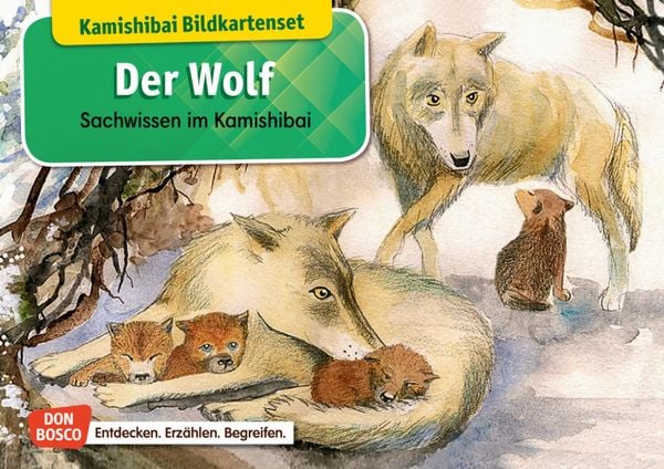 Der Wolf. Kamishibai Bildkartenset., Sonstige von Katharina Stöckl-Bauer, Don Bosco