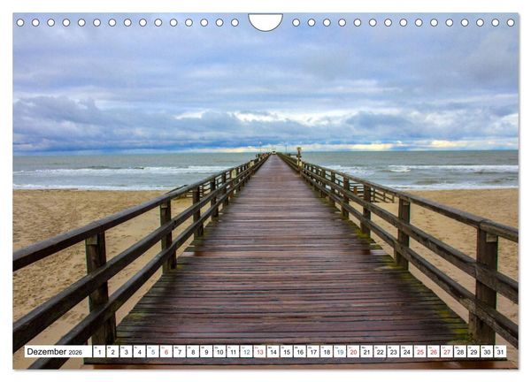 Produktbild: Prerow auf dem Dar&szlig; - Sehnsuchtsort an der Ostsee (Wandkalender 2026 DIN A4 quer), CALVENDO Monatskalender