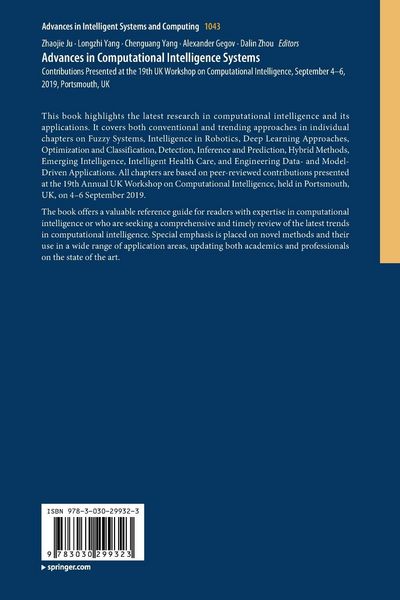 Produktbild: Advances in Computational Intelligence Systems