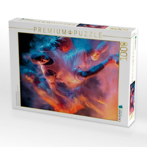 Produktbild: CALVENDO Puzzle Angriff und sportliche Dynamik | 1000 Teile Lege-Gr&ouml;&szlig;e 64x48cm Foto-Puzzle f&uuml;r gl&uuml;ckliche Stunden