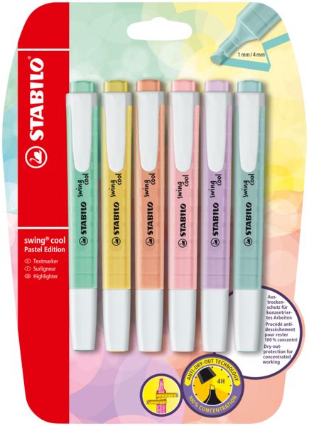Produktbild: STABILO Textmarker swing cool Pastel