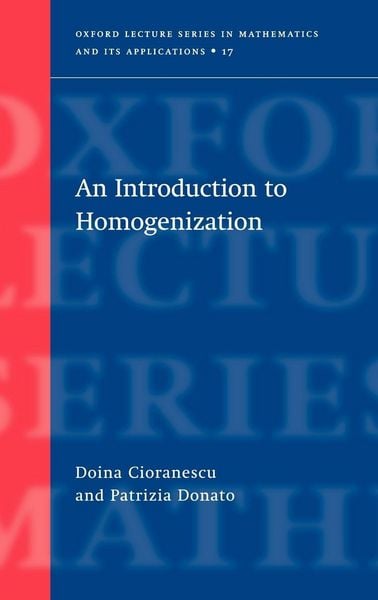 Produktbild: An Introduction to Homogenization