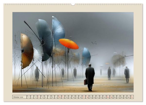 Produktbild: Die Logik des Unwirklichen (hochwertiger Premium Wandkalender 2026 DIN A2 quer), Kunstdruck in Hochglanz