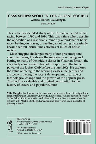 Produktbild: Flat Racing and British Society, 1790-1914