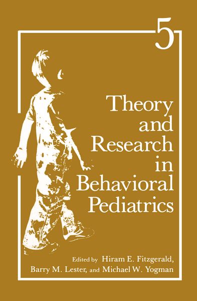 Produktbild: Theory and Research in Behavioral Pediatrics