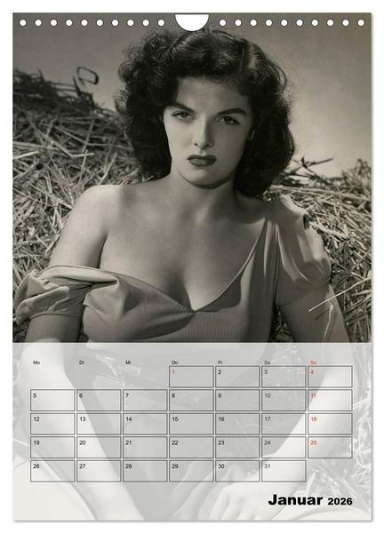 Produktbild: Filmstars der goldenen Leinwandjahre (Wandkalender 2026 DIN A4 hoch), CALVENDO Monatskalender