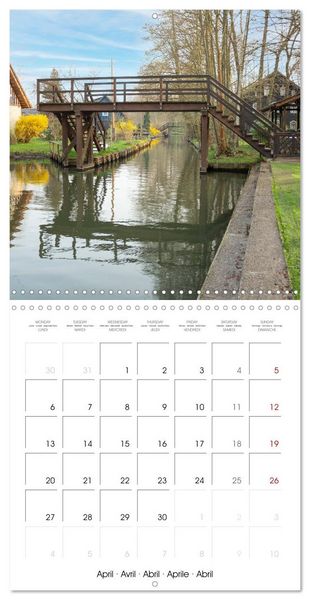 Produktbild: Spreewald - A Natural Paradise (Wall Calendar 2026 12 &times; 12 Inch) CALVENDO 12 Month Wall Calendar