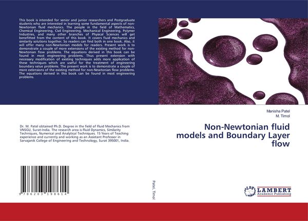 Produktbild: Non-Newtonian fluid models and Boundary Layer flow