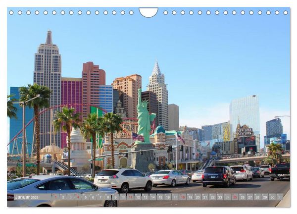 Produktbild: Las Vegas - Nevada (Wandkalender 2026 DIN A4 quer), CALVENDO Monatskalender