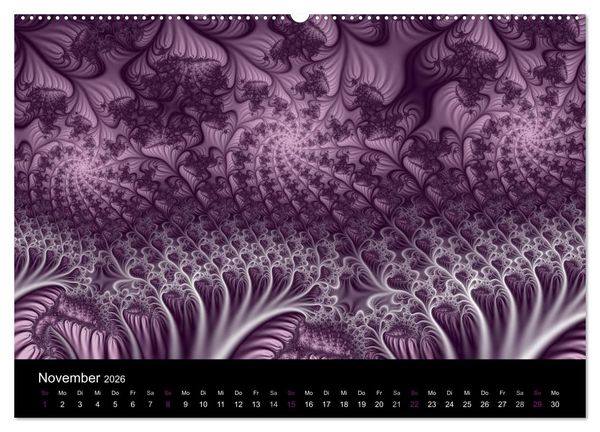 Produktbild: Die Farbe Lila (Wandkalender 2026 DIN A2 quer), CALVENDO Monatskalender