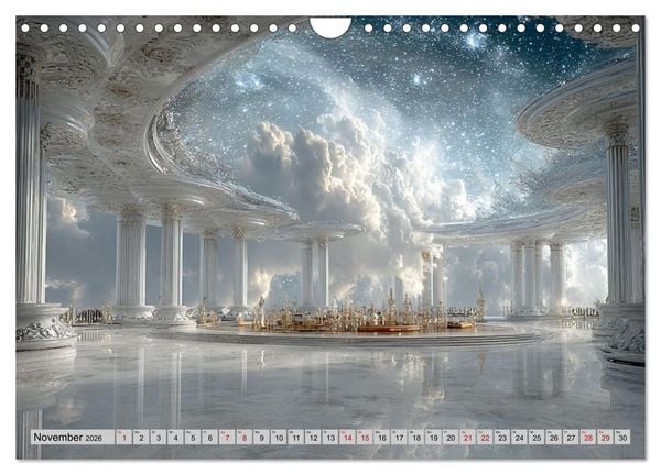 Produktbild: Ein Fl&uuml;stern hinter dem Wei&szlig; (Wandkalender 2026 DIN A4 quer), CALVENDO Monatskalender