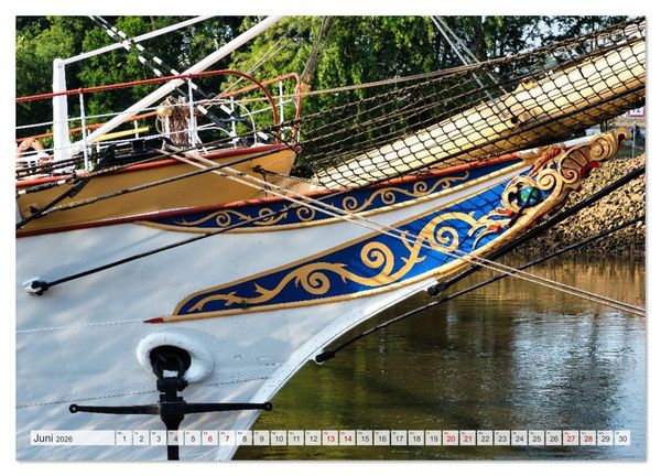 Produktbild: Letztes deutsches Vollschiff DAS SCHULSCHIFF DEUTSCHLAND (Wandkalender 2026 DIN A3 quer), CALVENDO Monatskalender