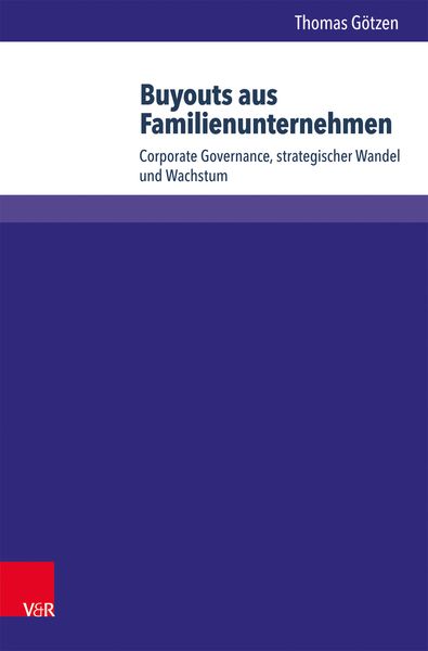 Produktbild: Buyouts aus Familienunternehmen