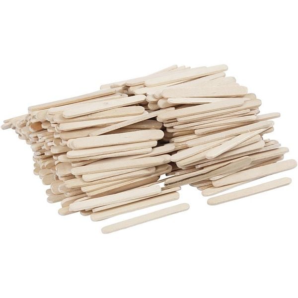 Produktbild: Creativ Company Eisstiele, L 5,5 cm, B 6 mm, Natur, 400 Stk