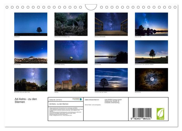 Produktbild: Ad Astra - zu den Sternen (Wandkalender 2026 DIN A4 quer), CALVENDO Monatskalender