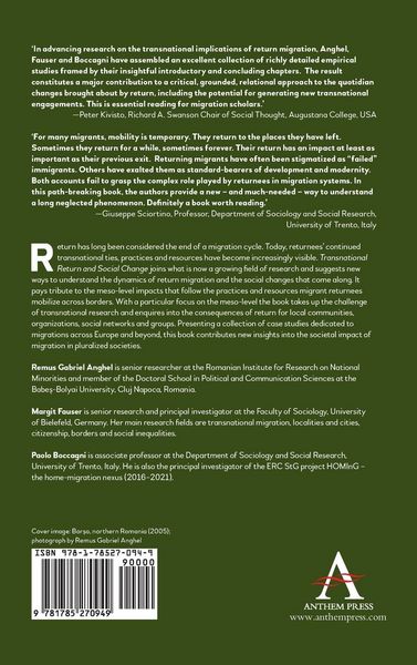 Produktbild: Transnational Return and Social Change