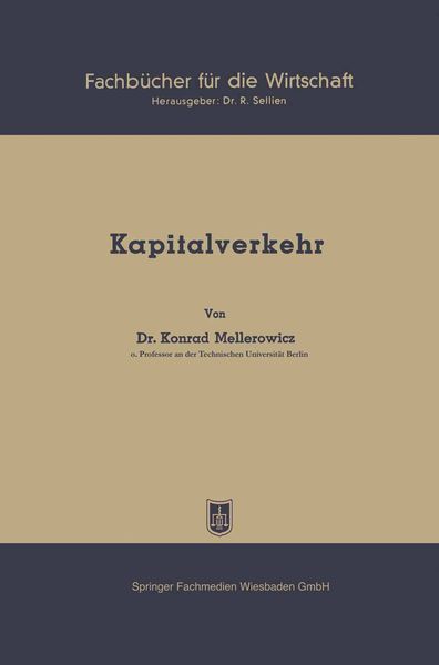 Produktbild: Kapitalverkehr