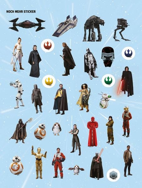 Produktbild: Star Wars: 1001 Sticker - Stickern - R&auml;tseln - Ausmalen