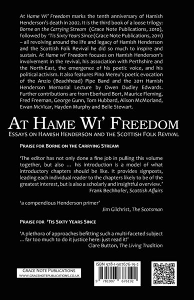 Produktbild: At Hame Wi' Freedom: Essays on Hamish Henderson and the Scottish Folk Revival