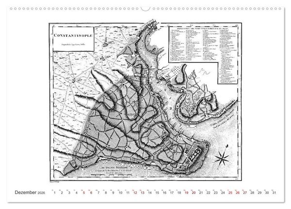 Produktbild: Istanbul - Hauptstadt des osmanischen Reiches seit 1453 (hochwertiger Premium Wandkalender 2026 DIN A2 quer), Kunstdruck in Hochglanz
