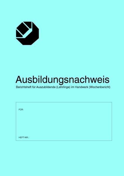 Ausbildungsnachweis für Auszubildende im Handwerk