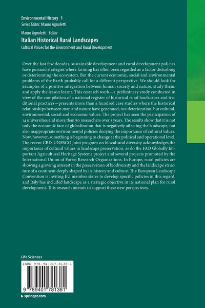 Produktbild: Italian Historical Rural Landscapes