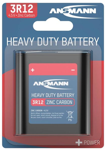 Produktbild: Ansmann 3R12 Flach-Batterie Zink-Kohle 1700 mAh 4.5 V 1 St.