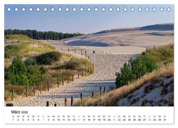 Produktbild: Naturparadies Polen (Tischkalender 2026 DIN A5 quer), CALVENDO Monatskalender