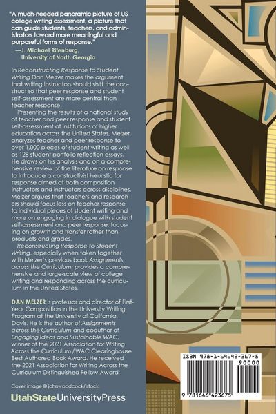 Produktbild: Reconstructing Response to Student Writing
