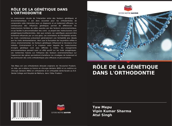 Produktbild: R&ocirc;le De La G&eacute;n&eacute;tique Dans L'orthodontie