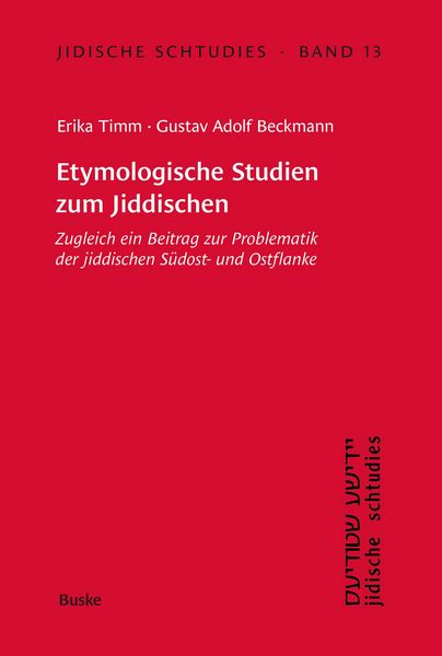 Produktbild: Etymologische Studien zum Jiddischen