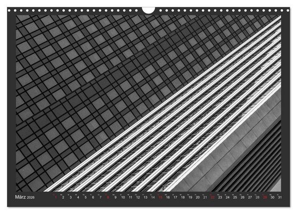 Produktbild: Architektur - Fassaden im Detail 2026 (Wandkalender 2026 DIN A3 quer), CALVENDO Monatskalender