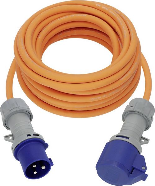 Produktbild: Brennenstuhl 1167650410 Strom Camping-CEE-Verl&auml;ngerungskabel Blau, Grau, Orange 10 m H07RN-F 3G 2,5 mm&sup2;