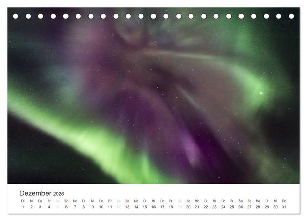 Produktbild: ISLAND 63&deg; - 66&deg; N / 13&deg; - 25&deg; W (Tischkalender 2026 DIN A5 quer), CALVENDO Monatskalender