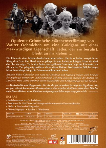 Produktbild: Die goldene Gans (1953) (Filmjuwelen / Schongerfilm-M&auml;rchen)