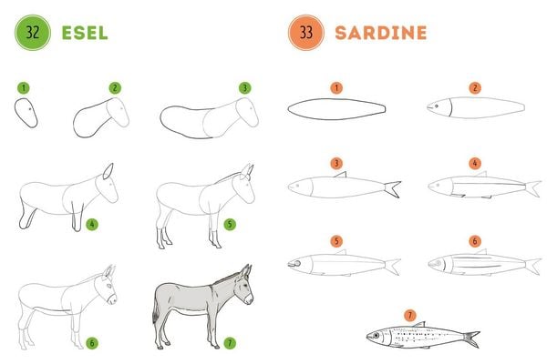 Produktbild: 300 Motive zeichnen &ndash;&nbsp;Tiere