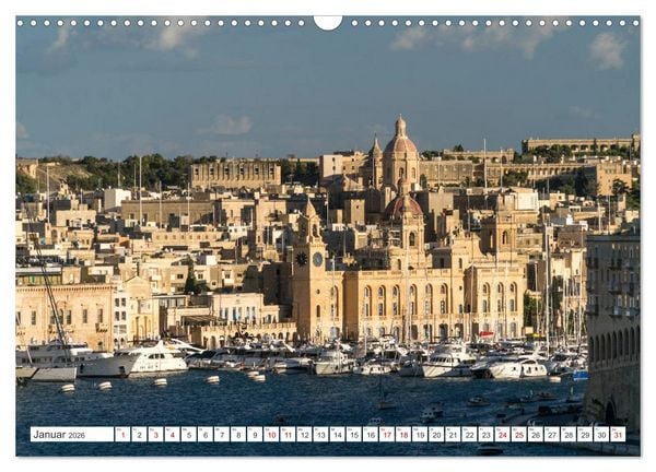 Produktbild: Malta - Gozo und Comino (Wandkalender 2026 DIN A3 quer), CALVENDO Monatskalender
